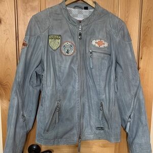 Harley Davidson Ladies Leather Motorcycle Riding Jacket XL